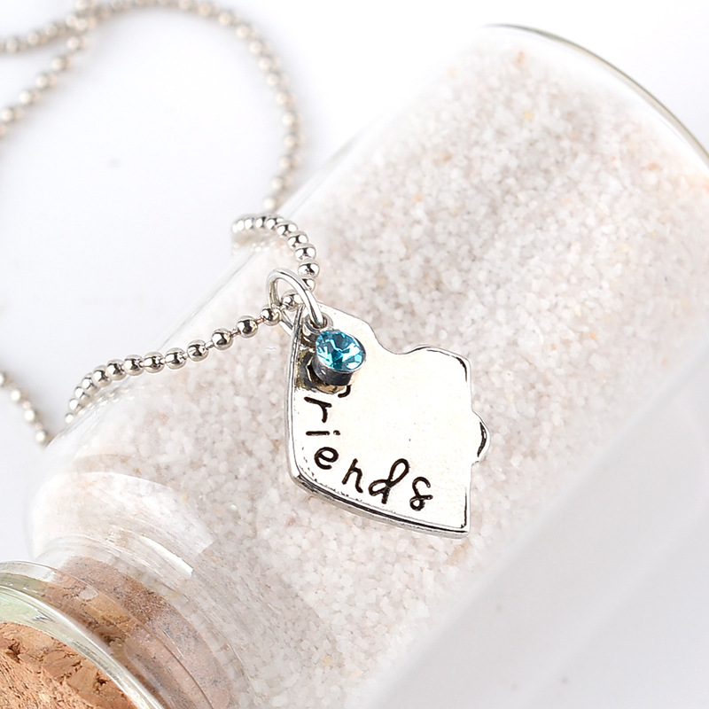 New fashion good friend three-piece Best FriendsForever love accessories necklace