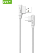 高尔夫新品type-c 智能手机通用90度直角弯头2.4A快充游戏数据线