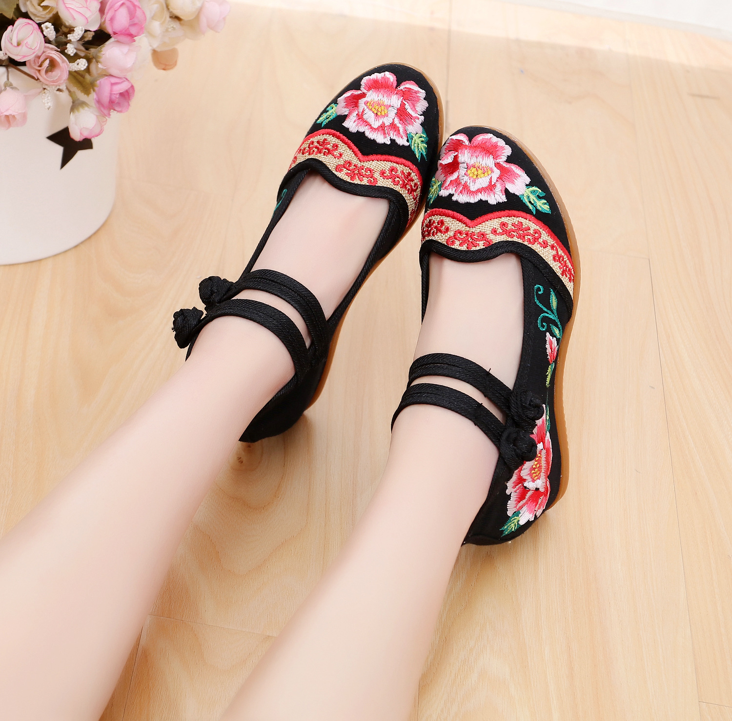 Mocassins femme en Toile - Ref 3440354 Image 16