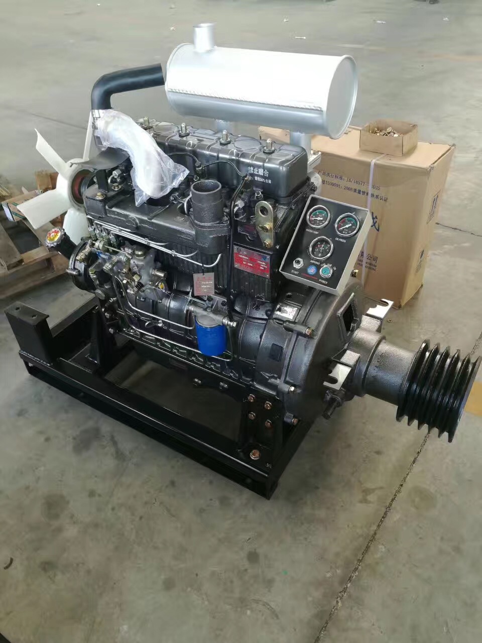 长春ZH4105ZP柴油机  60kw粉碎机开沟机用发动机 四缸柴油机厂家