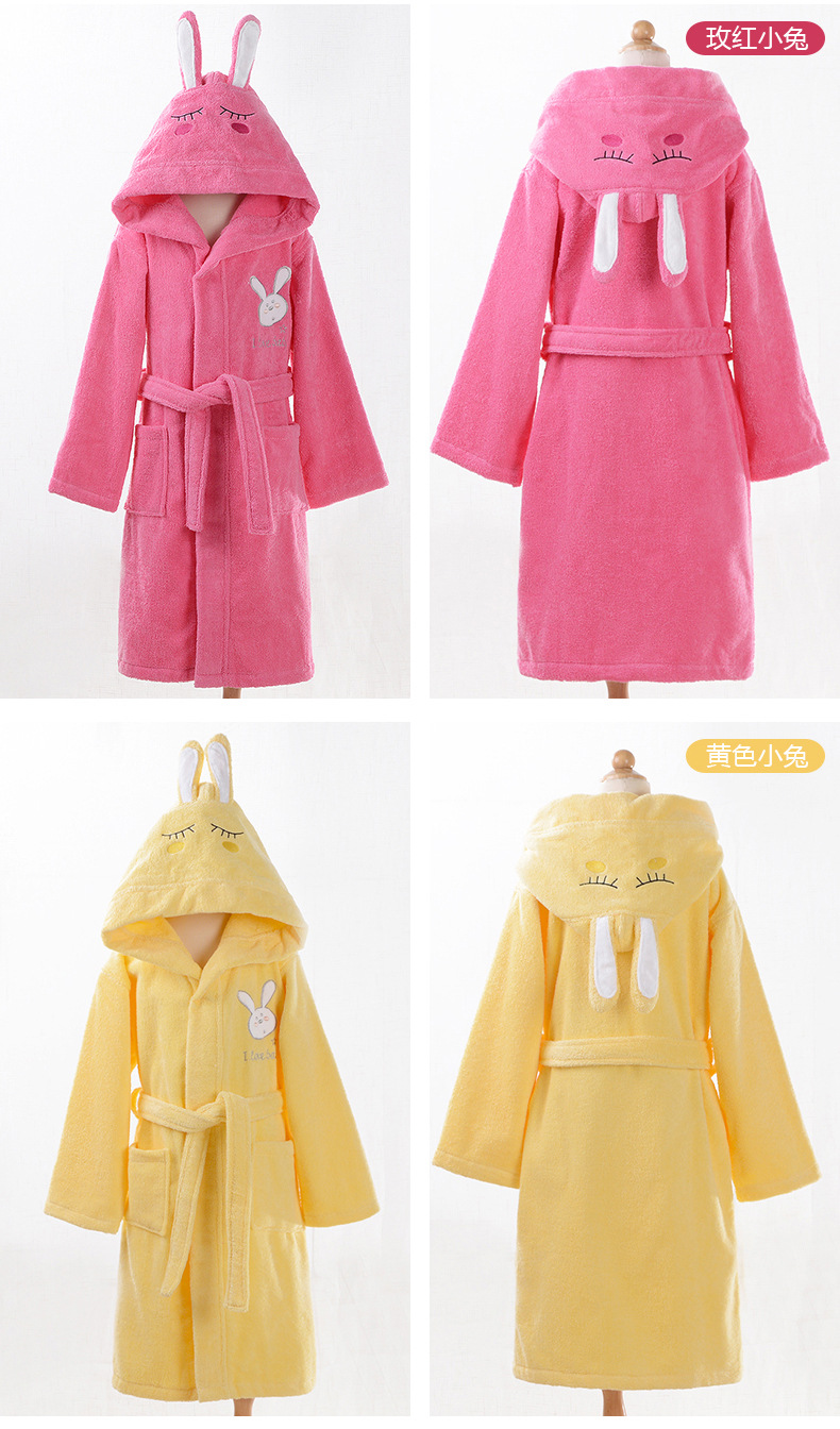 儿童组合款浴袍_11