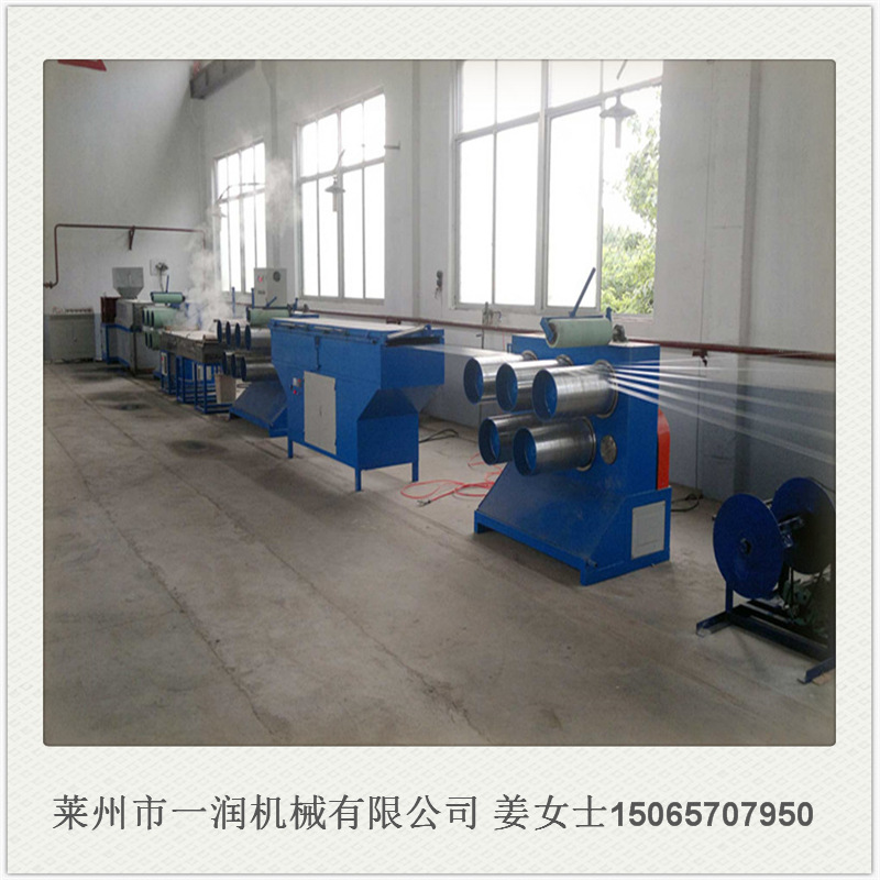 工地安全网渔网拉丝生产设备 鱼线尼龙丝拉丝机 塑料圆丝单丝机械