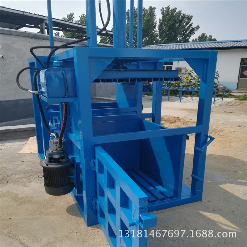 立式快速高效压块机 废金属液压打包机 低价出售