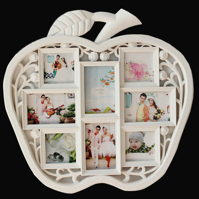 低價處理影樓後期婚紗 兒童照片牆 白色造型照片牆立體照片牆