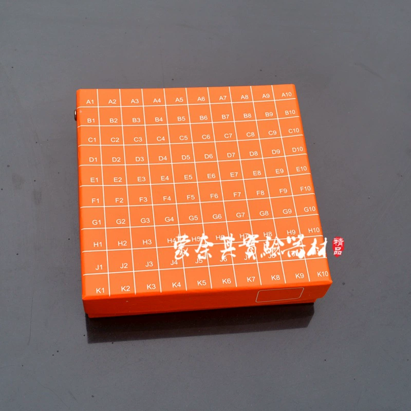 Неподдельные товары продают 0,5 мл оптом бумажную коробку 0,5 мл трубки центрифуги, который замерли отверстия коробки 100 трубки хранения с номером