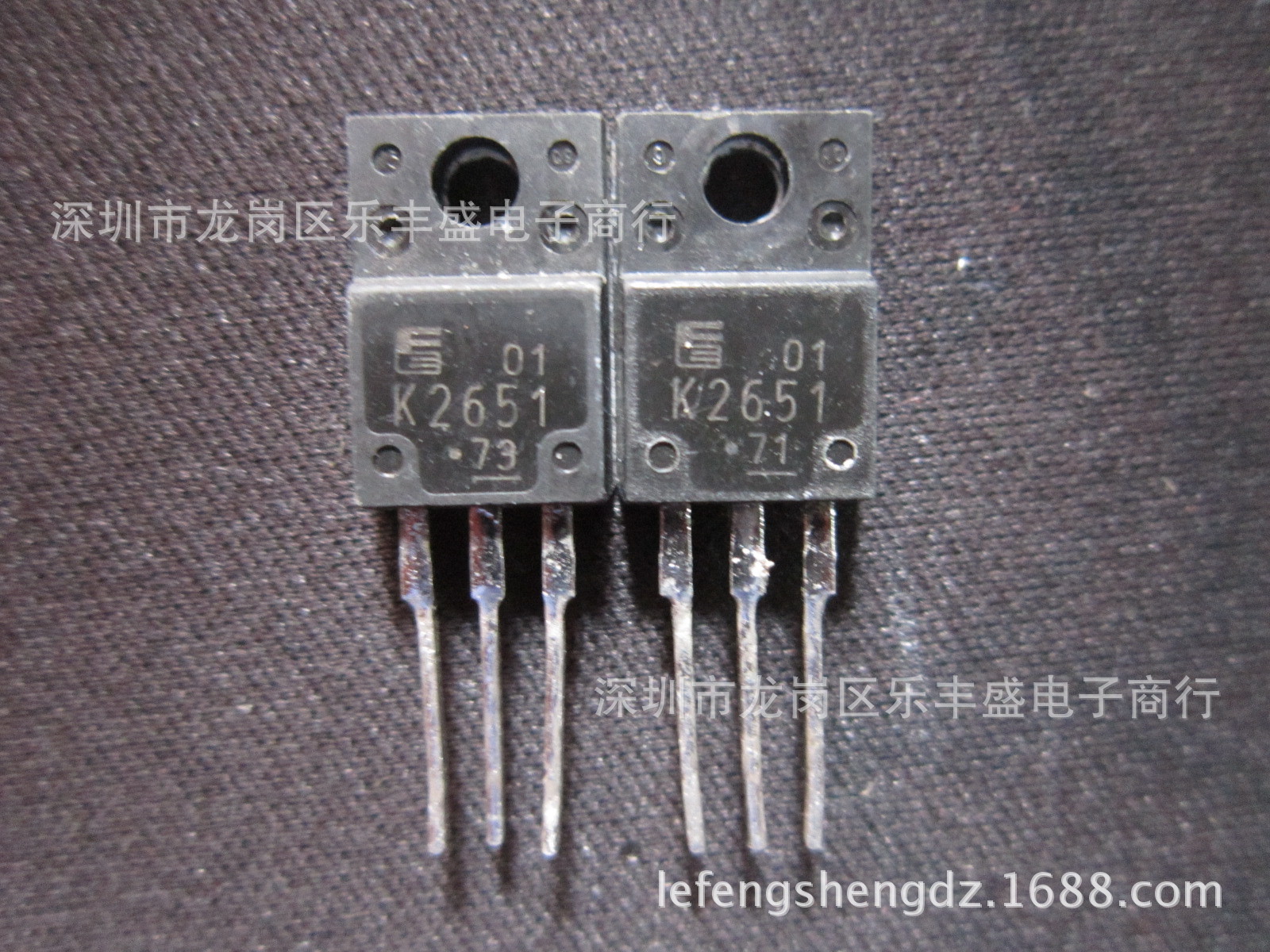 K2651 2SK2651-01MR 拆机件 TO-220F N通道 MOSFET 6A 900V