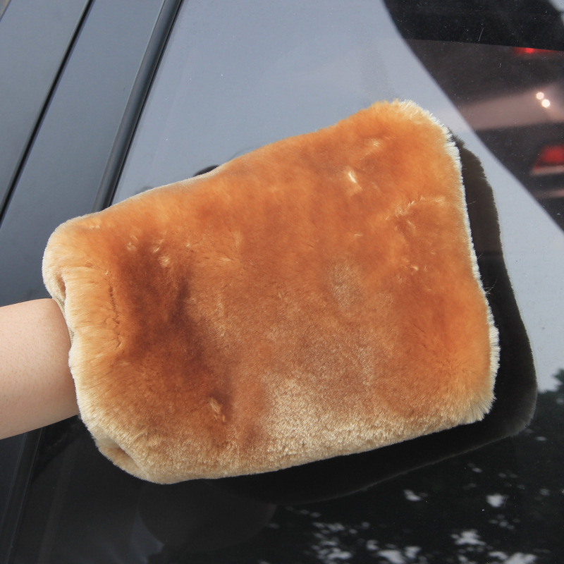 毛绒擦车手套洗车工具 洗车手套家用清洁手套汽车美容手套清洁