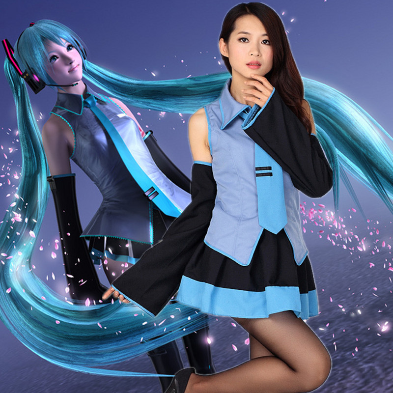 初音未来VOCALOID 女仆装MIKU公式服COS初音衣服Cosplay游戏服