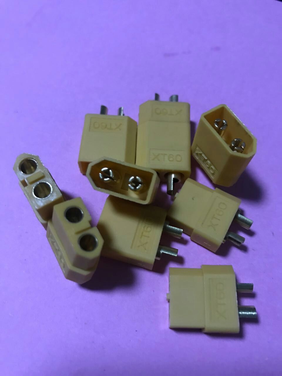 XT60接头 航模模型电池连接器  无人机配件 公母一套