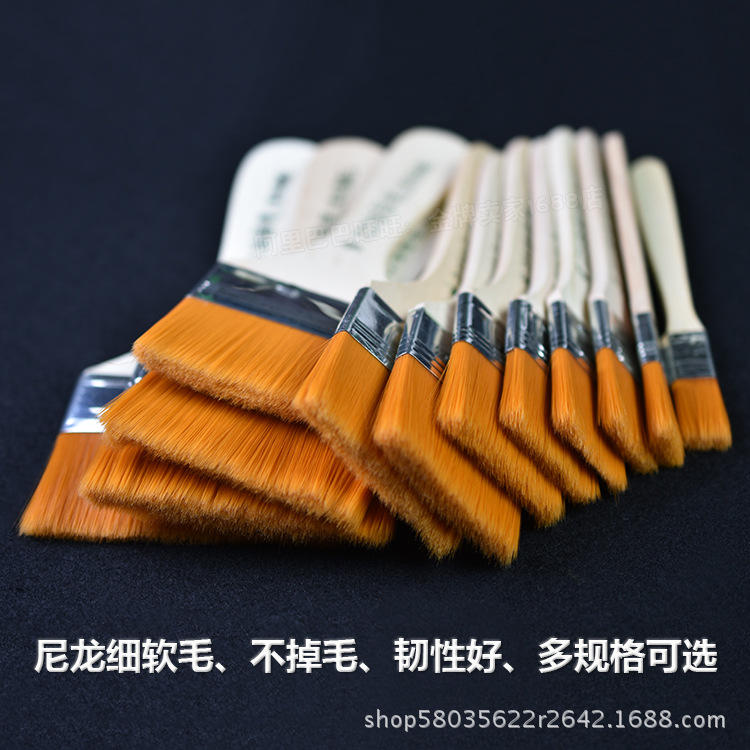 Venta al por mayor cepillo de nylon fino cepillo de placa suave cepillo de aceite ordenador teléfono móvil teclado eliminación de polvo cerdo lana pintura barbacoa fila cepillo