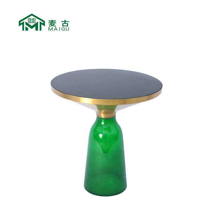 Шампанское золото+стеклянный зеленый