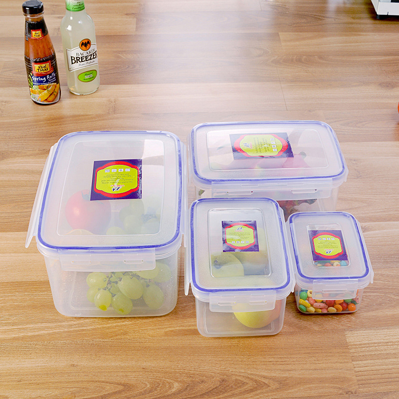 厂家直销户外饭盒微波炉便当盒冰箱密封塑料餐盒快餐盒保鲜盒定制|ru