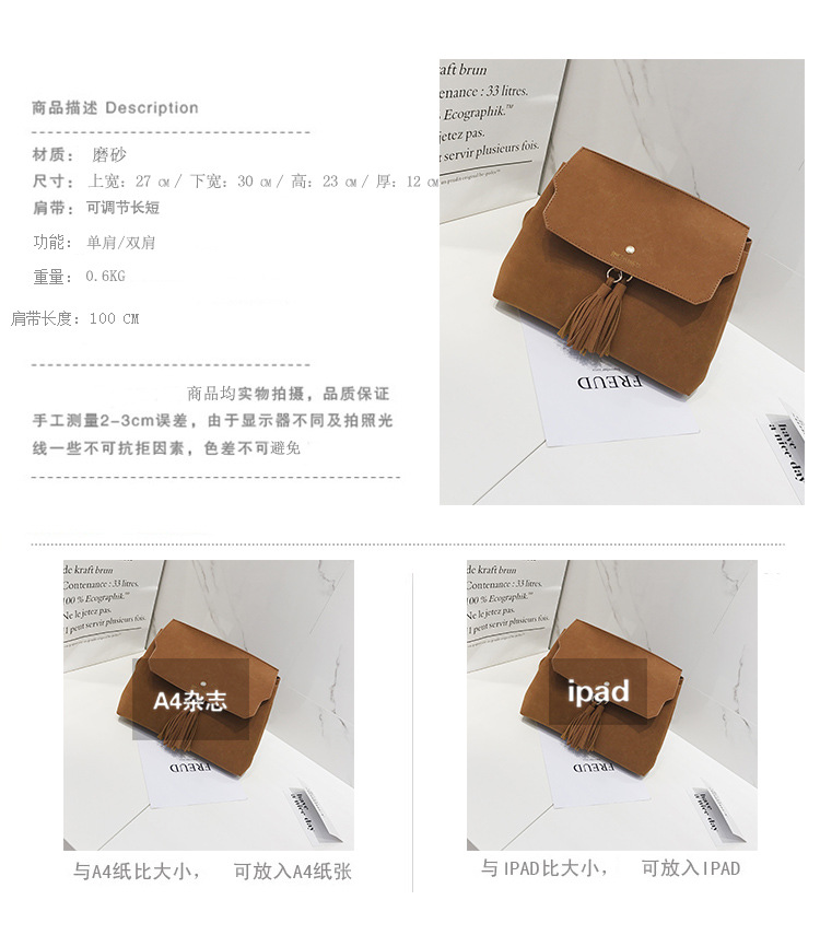 Korean version PUfashion bag (Pink)NHPB0248-Pink