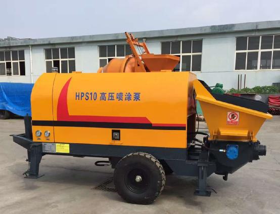 水泥喷涂泵 喷砂浆泵 高压喷涂泵 混凝土喷射机 喷射高度120米