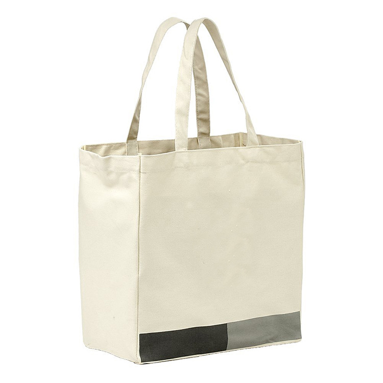 厂家批发创意购物手提帆布袋 图案广告棉布袋