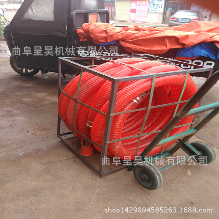 电动车载吸粮机 自动装车上料轻便省力提升输送抽粮机