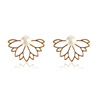 Earrings from pearl, European style, Aliexpress