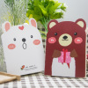 Cute cartoon stationery for elementary school students, book, South Korea, with little bears, Birthday gift