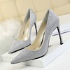 European and American fashion pointed sexy thin night club high heels