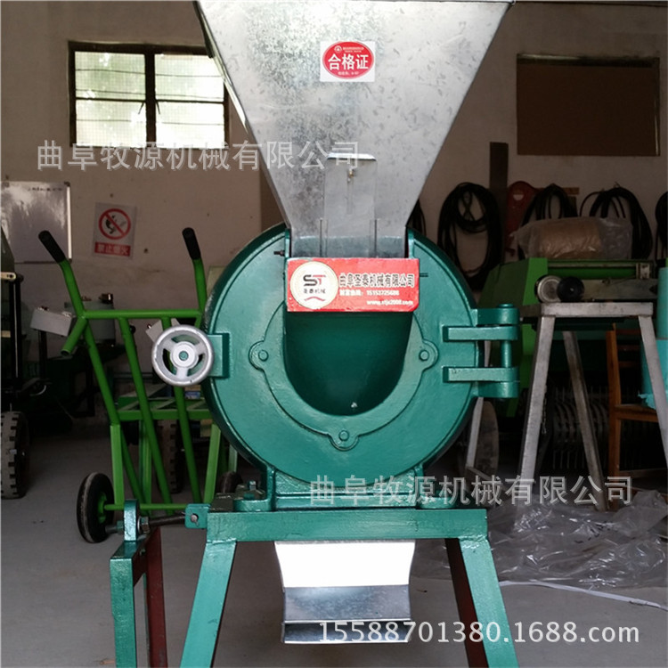 小型家用粮食超细磨粉机厂家现货   齿盘式小型粉碎机价格