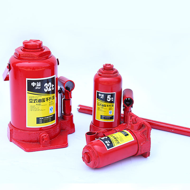 3t立式油压千斤顶厂家批发 车载维修便携式镀铬手动液压千斤顶