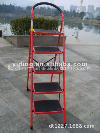 供应YD604-5C铁制踏步家用登高梯