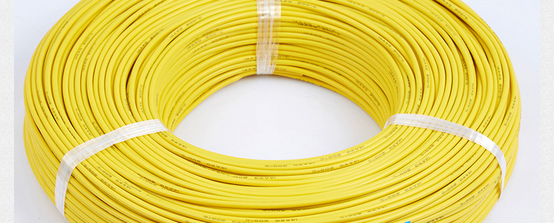 Alambre de silicona extra suave 14AWG amarillo