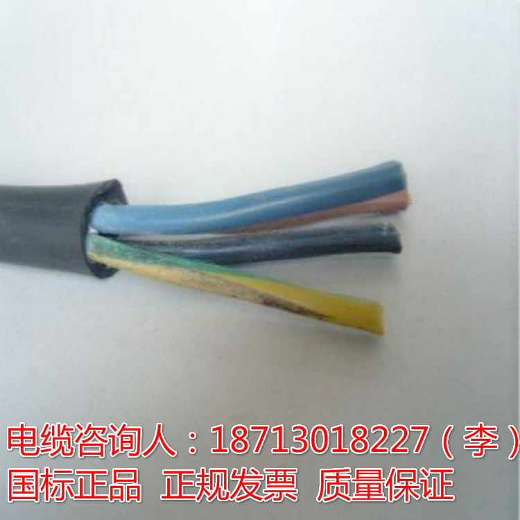 厂家直销 MYQ轻型移动橡套软电缆300/500v 规格齐全