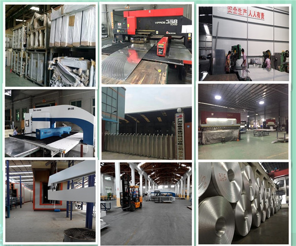 折叠式铝合金空调罩 美化工程专用雕花空调罩