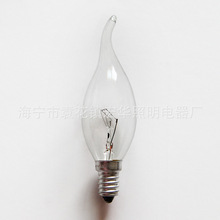 廠家生產C35拉尾C35燭行透明彩色白熾燈