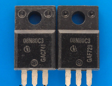 现货 SPA08N80C3 08N80C3 N沟道场效应 电源管 TO-220F 质量保证