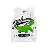 Summer children's cartoon cute T-shirt for boys sleevless, children's clothing, Korean style