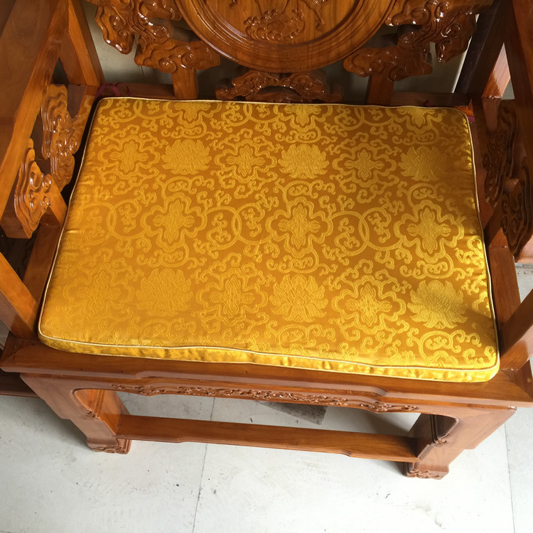 传统仿古中式布艺红实木沙发家具座椅坐垫外套子高密度加厚海棉绵
