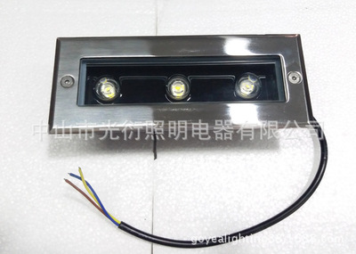 厂家供应led灯 高品质LED方形地埋灯 3W墙角灯 小区公园广场灯|ru