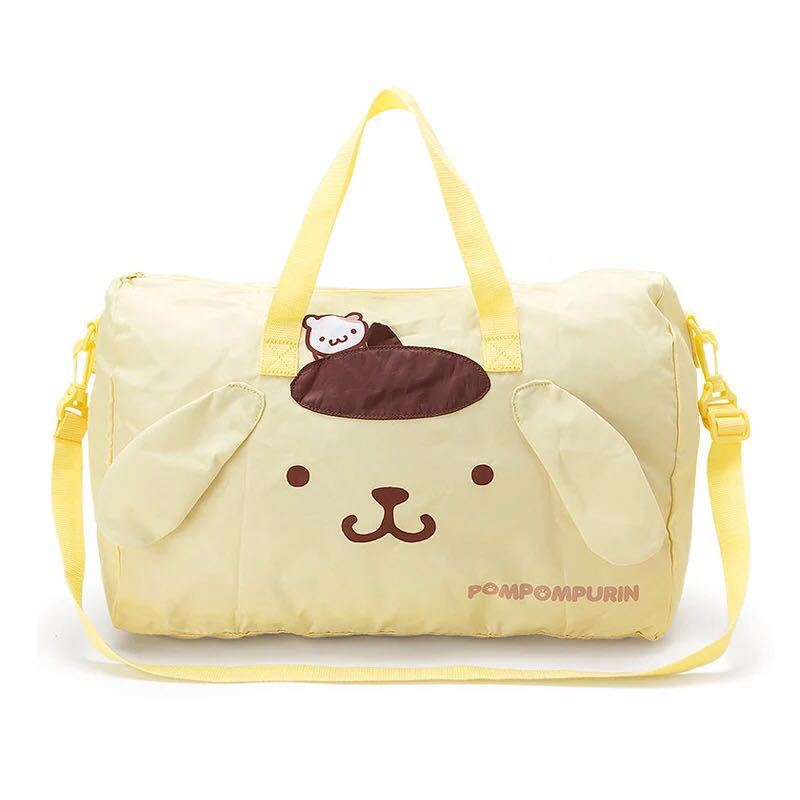 ロティ布丁犬K・T猫漫画折り畳み旅行バッグ手提げ荷物袋斜めがけバッグキャリーケース