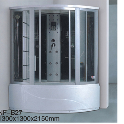 廠家供應 弧形蒸汽淋浴房 鋼化玻璃簡易整體蒸汽房 時尚蒸汽房