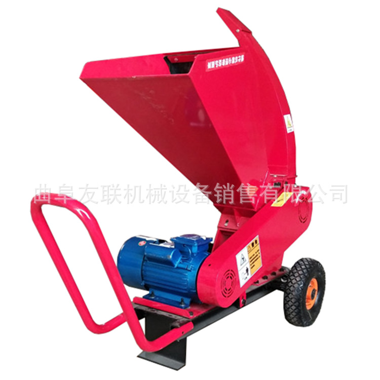 小区物业桑树树木粉碎机 大功率树枝粉碎机 移动式碎枝机54