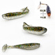 Soft Paddle Tail Fishing Lures Soft Plastic Baits Fresh Water Bass Swimbait Tackle Gear