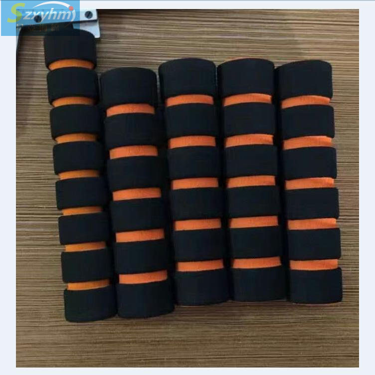 五色定制橡胶童车管套防火不滑落海绵手把套条纹空心管