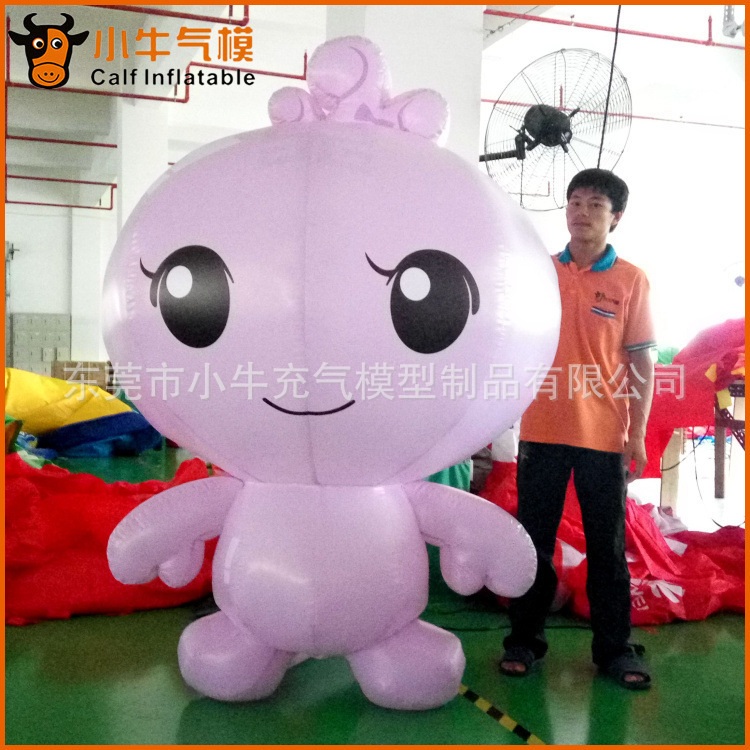 充气卡通气模 向上固定充气卡通 商场活动现场布置场景道具