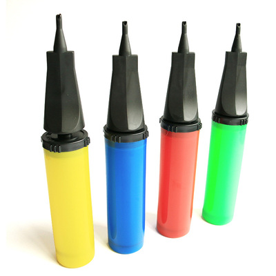 婚庆用品 气球打气筒 便携式塑料中号省力手推双向打气筒气球配件|ms