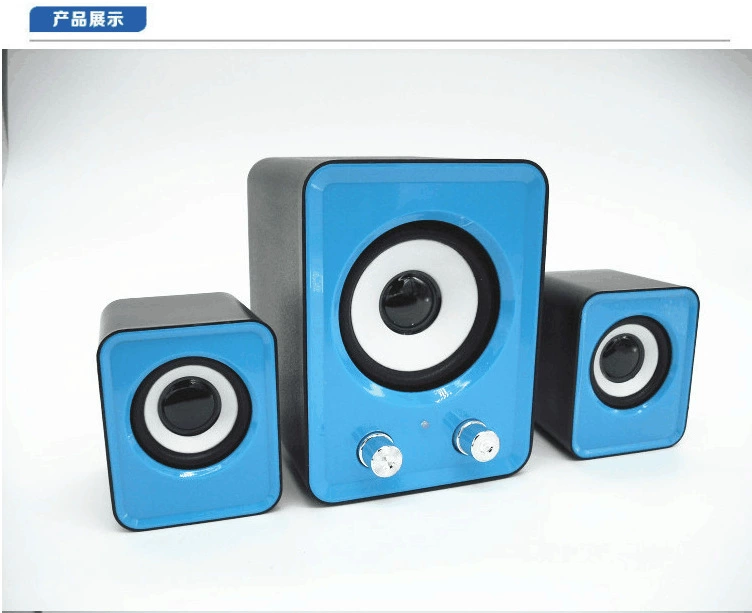 Настольный компьютер ноутбук мобильный телефон мини стерео сабвуфер Мультимедийный портативный маленький динамик 2,1 Внешняя торговля нейтральный