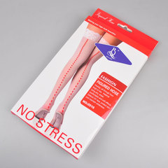 BEILEISI 勾勒迷人曲線~性感後帶豎紅心高筒襪/長統襪 大腳襪2016