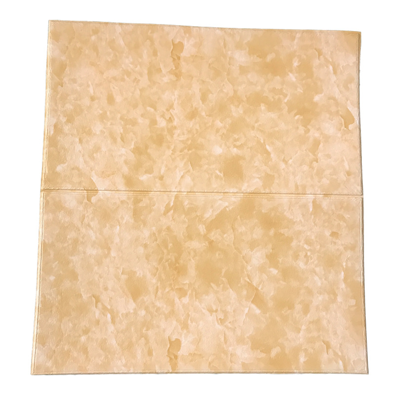 3D立体墙贴大理石纹黄玉石38.5cm*70cm*7mm|ru