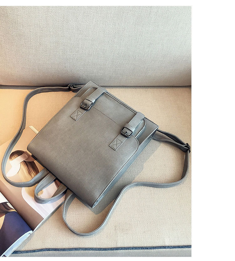 Korean version PUfashion bag (gray)NHPB0233-gray