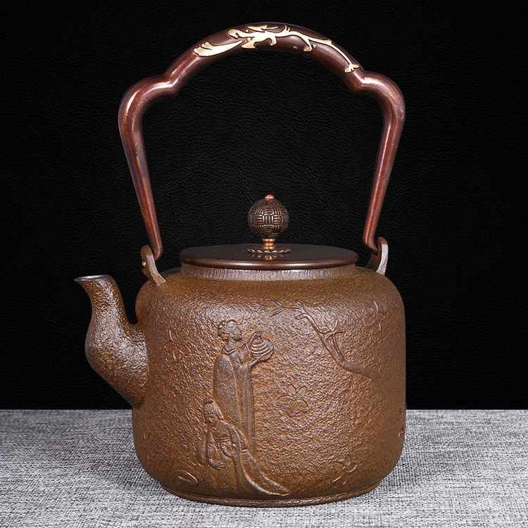 工厂直供 仿古做旧功夫茶壶 中式高档茶具批发老式烧水养生煮茶壶