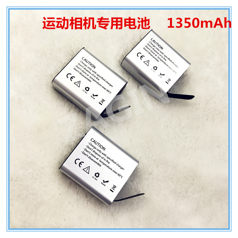 Sj4000/F60R/C1/C6S Universal Waterproof Sports Camera Battery Life Accessories Large Capacity 1350 Mah Sj4000/F60R/C1/C6S Universal Waterproof Sports Camera Battery Life Accessories Large Capacity 1350 Mah
