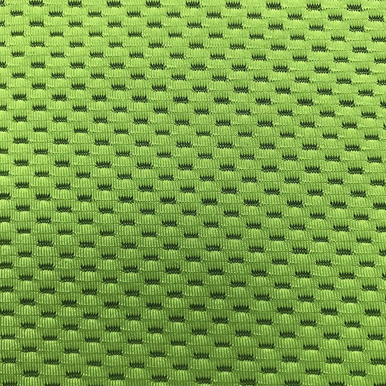 广东工厂坐垫手套贴合包装材料 双面四面弹力莱卡 提花网布料批发