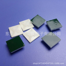 东莞电美自粘式扎带固定座背胶塑料吸盘定位片多规格尺寸3M绿胶