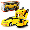 Electric transformer, children's robot, universal smart toy, lightweight car, music headlights, new collection